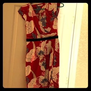 Work or evening dress with split